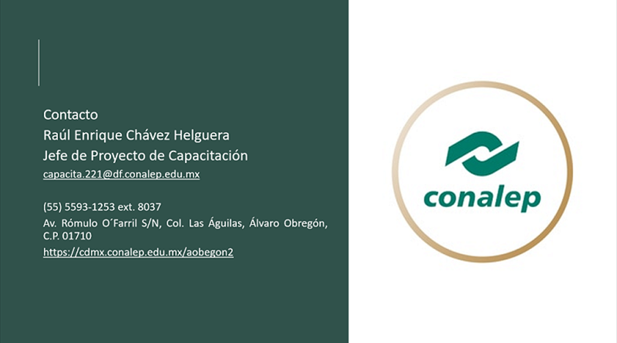 Capacitación Conalep Cdmx Álvaro ObregÓn Ii 5208